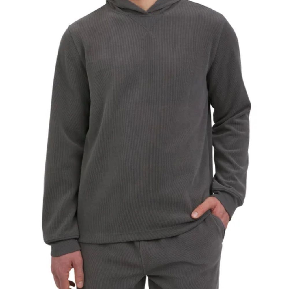 Eddie Bauer Textured Charcoal Lounge Hoodie